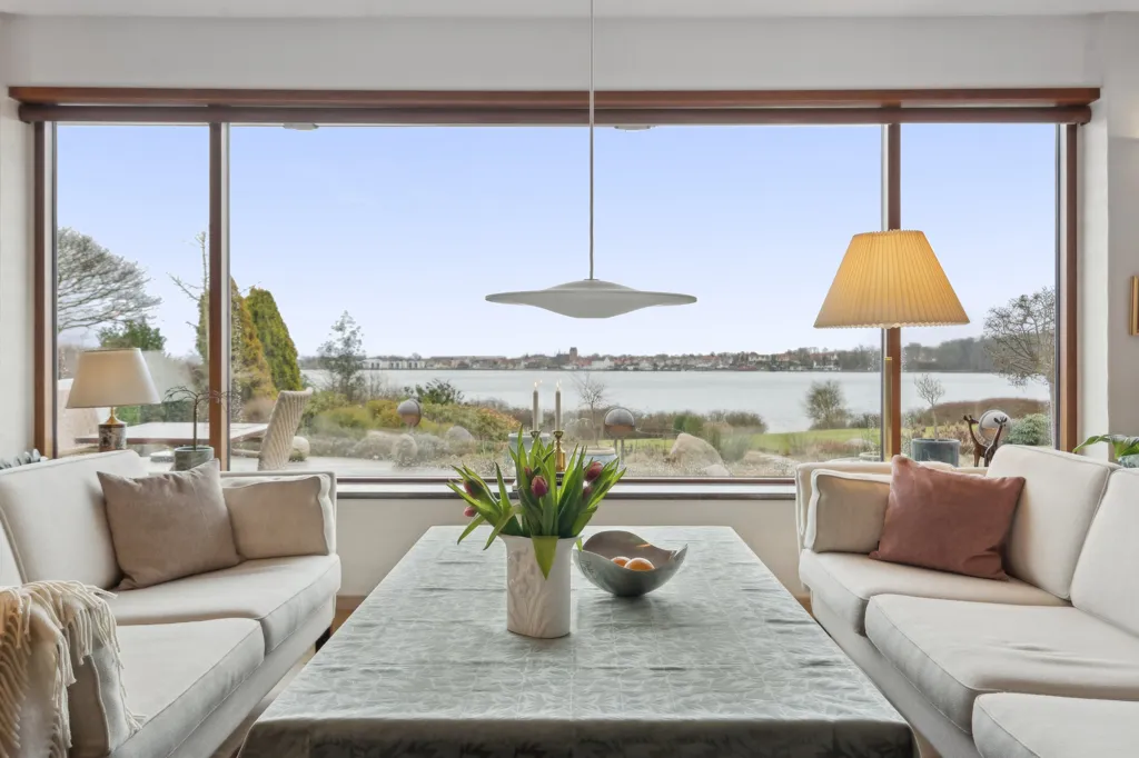 Séjour - Villa with Private Beach and Lake in Snoghøj