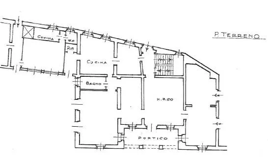 Floor Plan - Baroque Villa with Private Garden in Siena