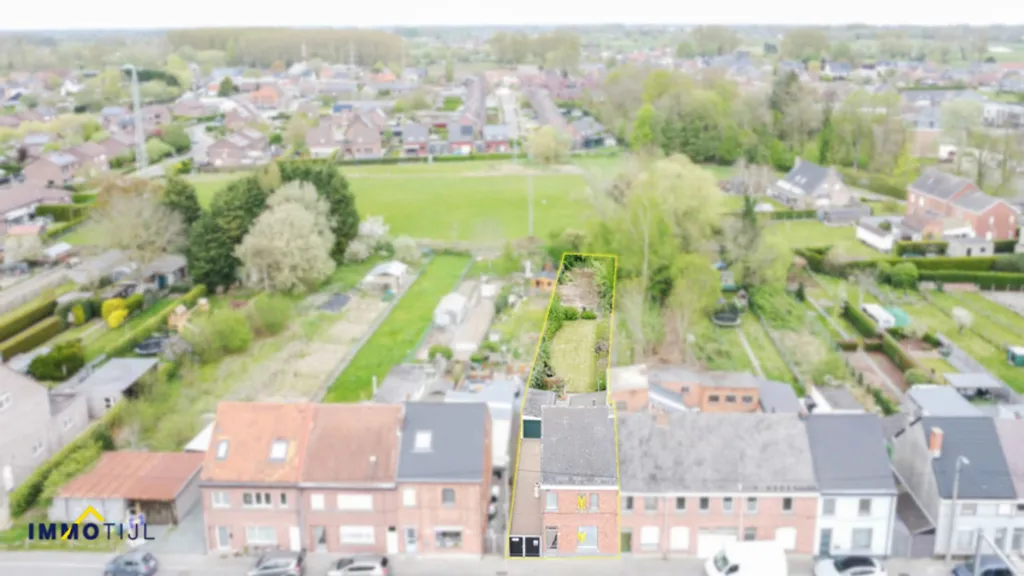 Õhuvaade - Half-Open House with Garden in Lebbeke