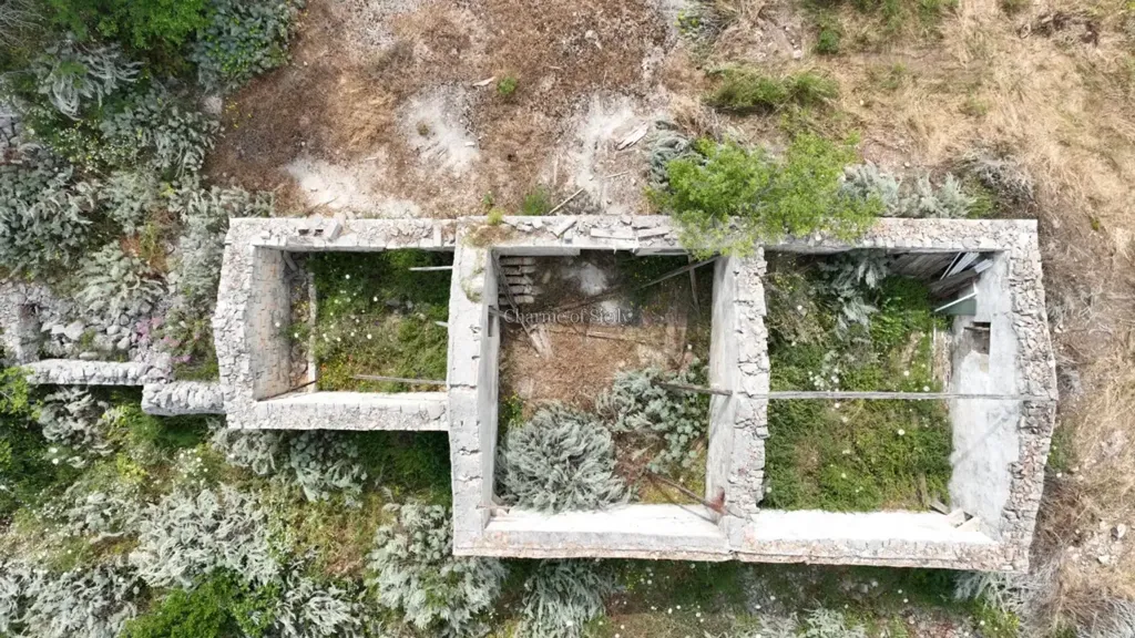 Vue aérienne - Independent House with Panoramic View in Modica