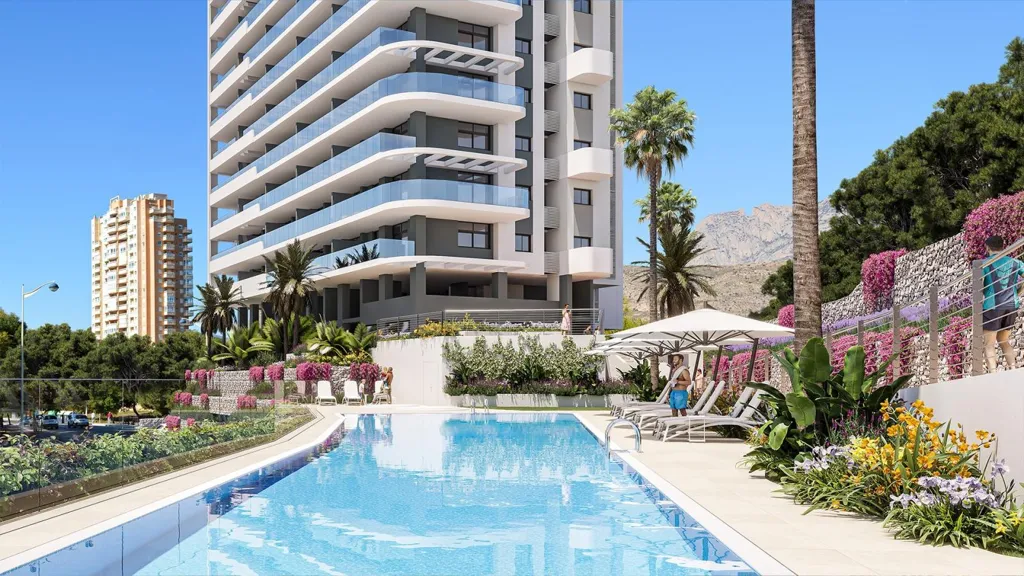 Bassein - Sea-View Apartment with Pool in Benidorm