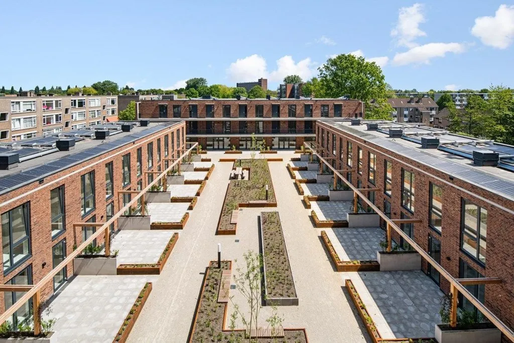 Õhuvaade - 1-Bedroom Apartment with Balcony in Rotterdam