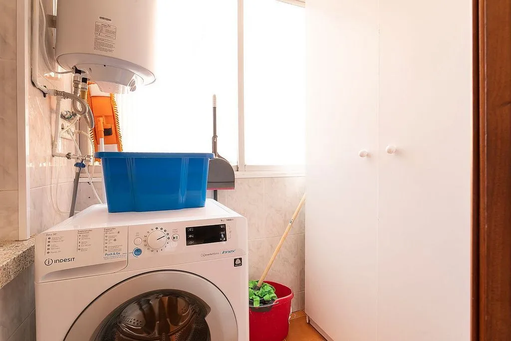 Buanderie - 3-Bedroom Apartment with Views in Barcelona