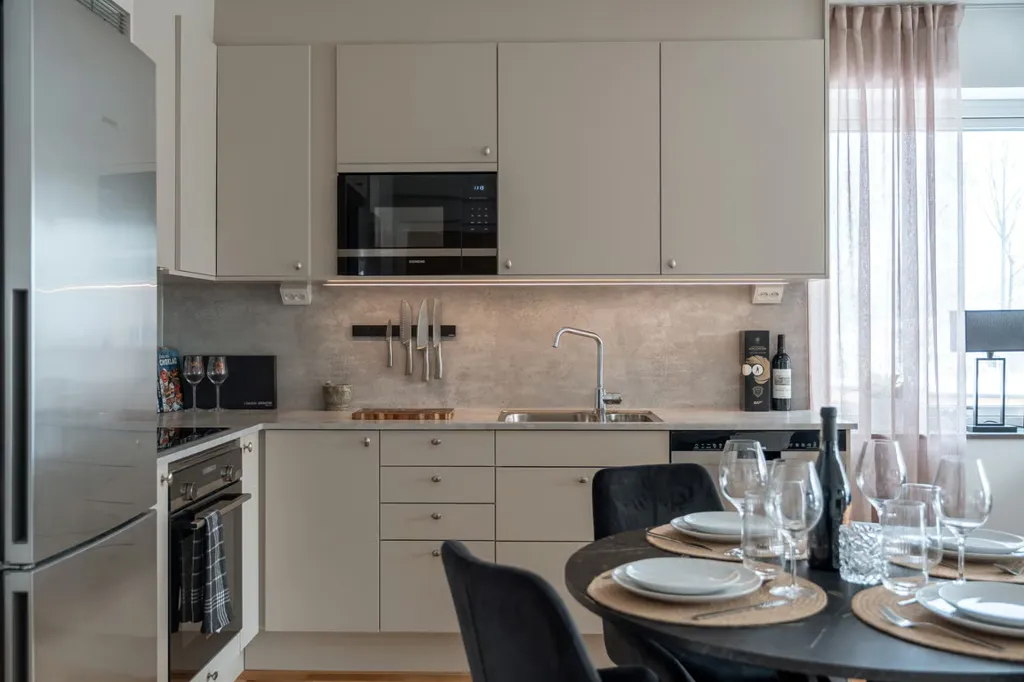 Salle à manger - Modern Apartment with Balcony in Habo