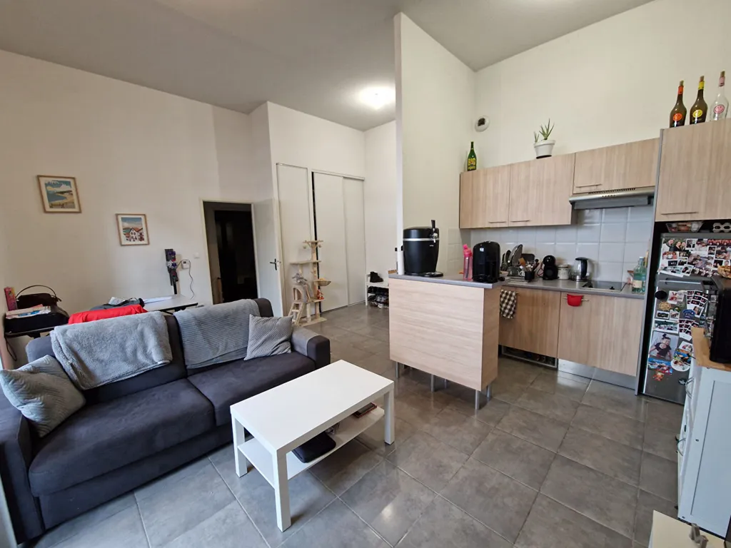 Köök - Flat with Large Terrace in Balma