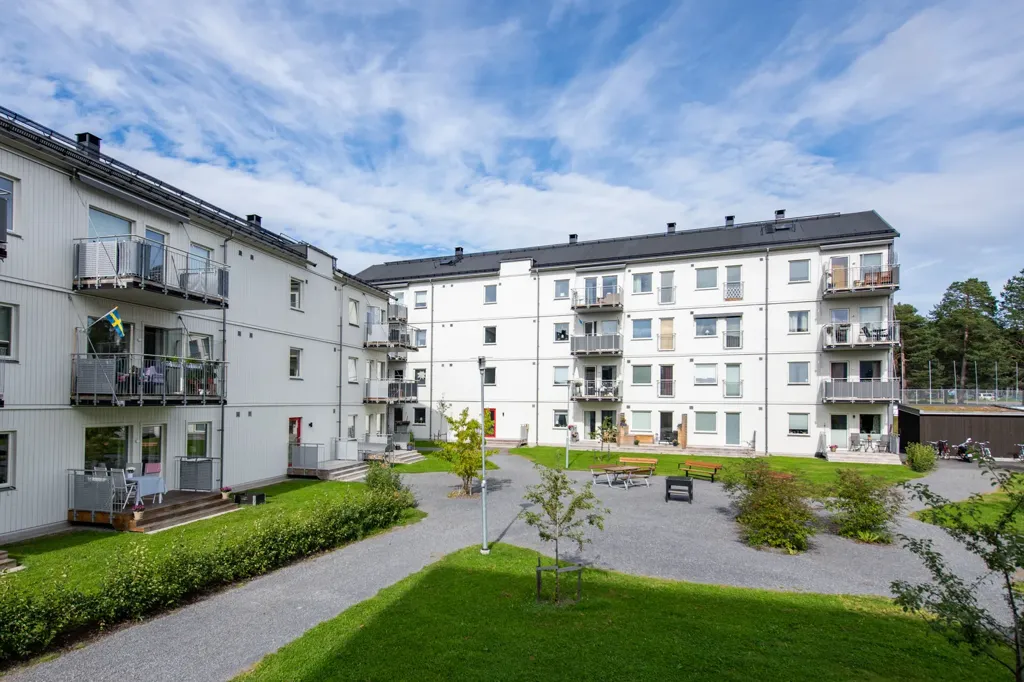 Õhuvaade - Modern Studio Flat with Balcony in Odenvallen