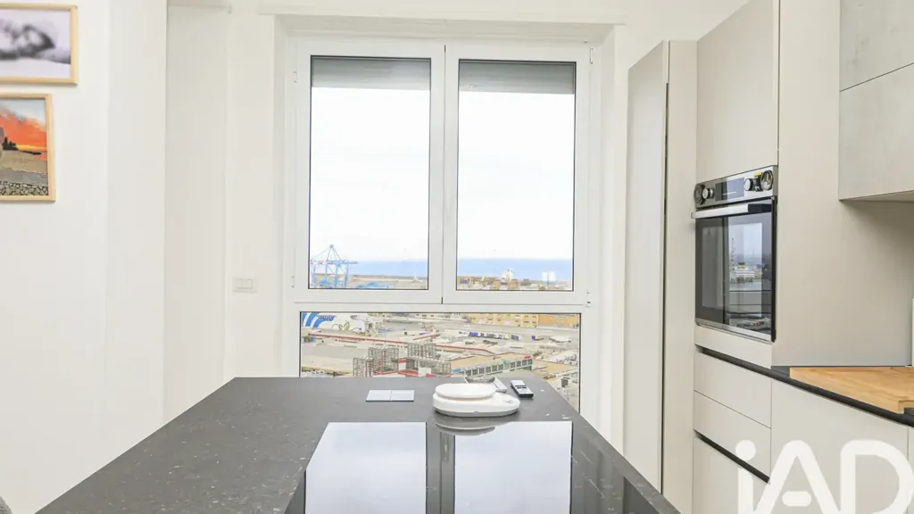 Köök - Rustic-Style Flat with Sea View in Genoa