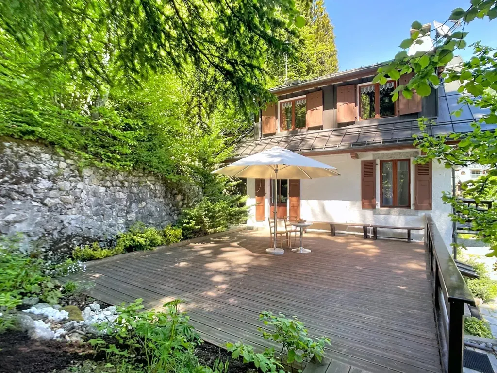 Jardin - Chalet de 9 Chambres avec Vue Montagne à Chamonix