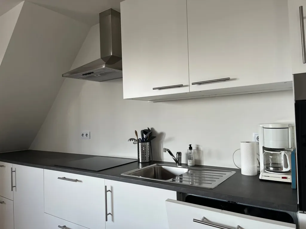 Cuisine - Appartement Meublé avec Jardin à Wilrijk