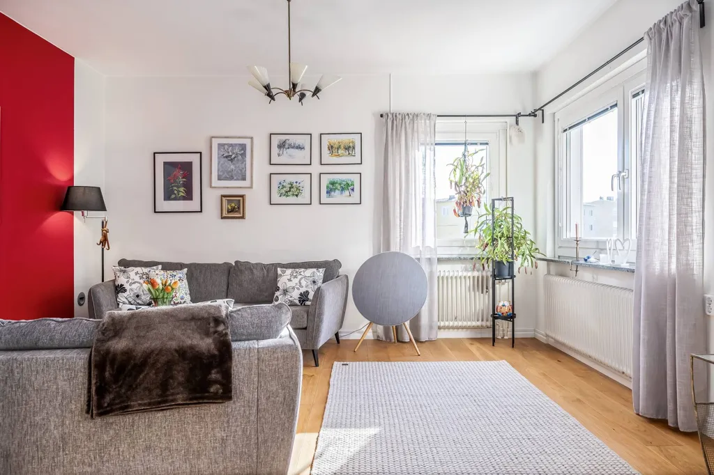 Séjour - Converted Triplex with Balconies in Norrköping