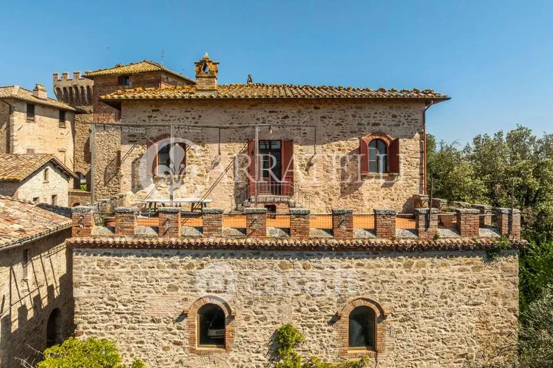 Vue aérienne - Medieval Castle with Garden in Marsciano