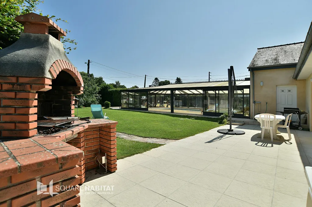 Terrass - House with Indoor Pool in Plerguer