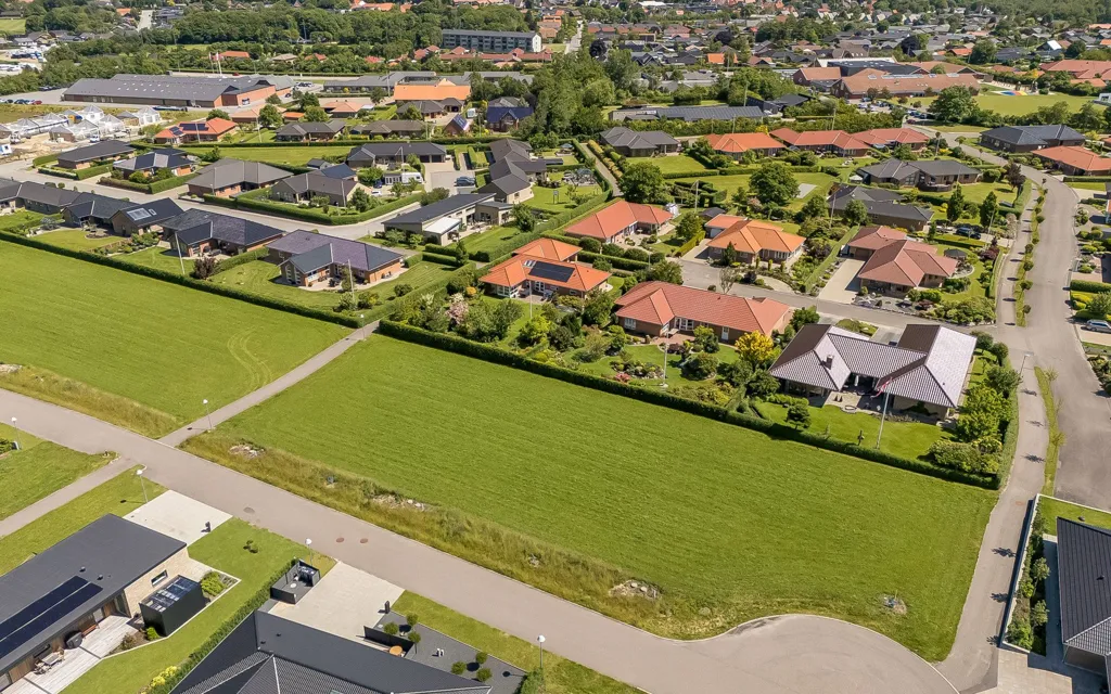Vista aerea - Year-Round Plot with 5G Coverage in Videbæk