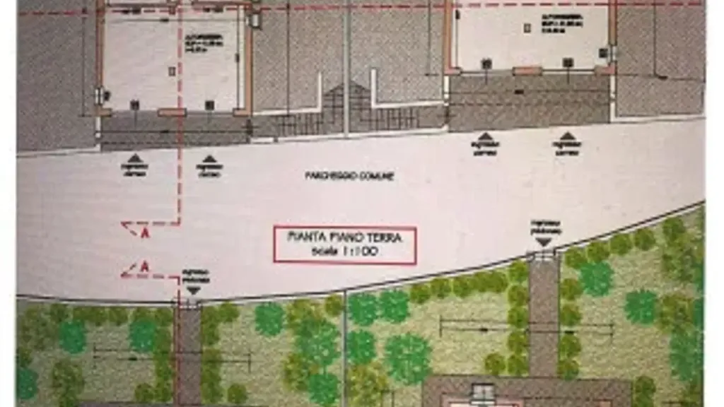 Plan - Villa with Private Garden in Mondovì