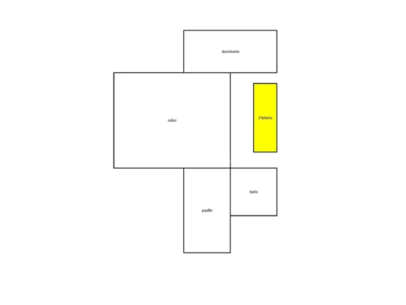 Floor Plan - Furnished Duplex in Brea de Aragón