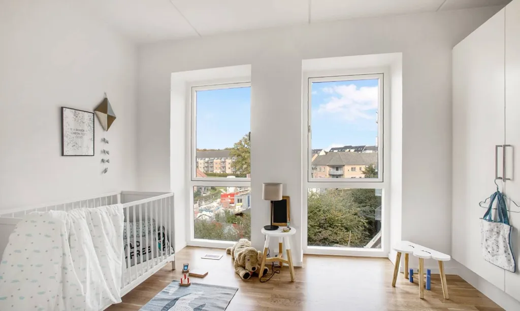 Chambres - Modern Apartment with Balcony in Hillerød