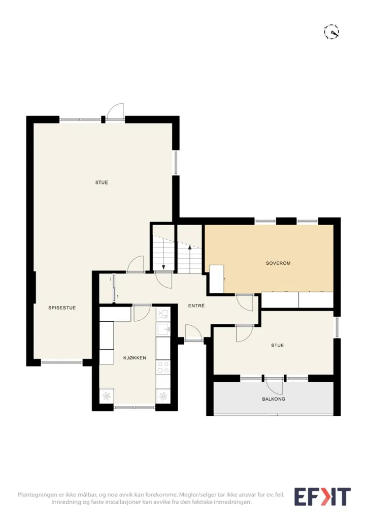 Plan - Three-Storey Townhouse with Sea View in Sola