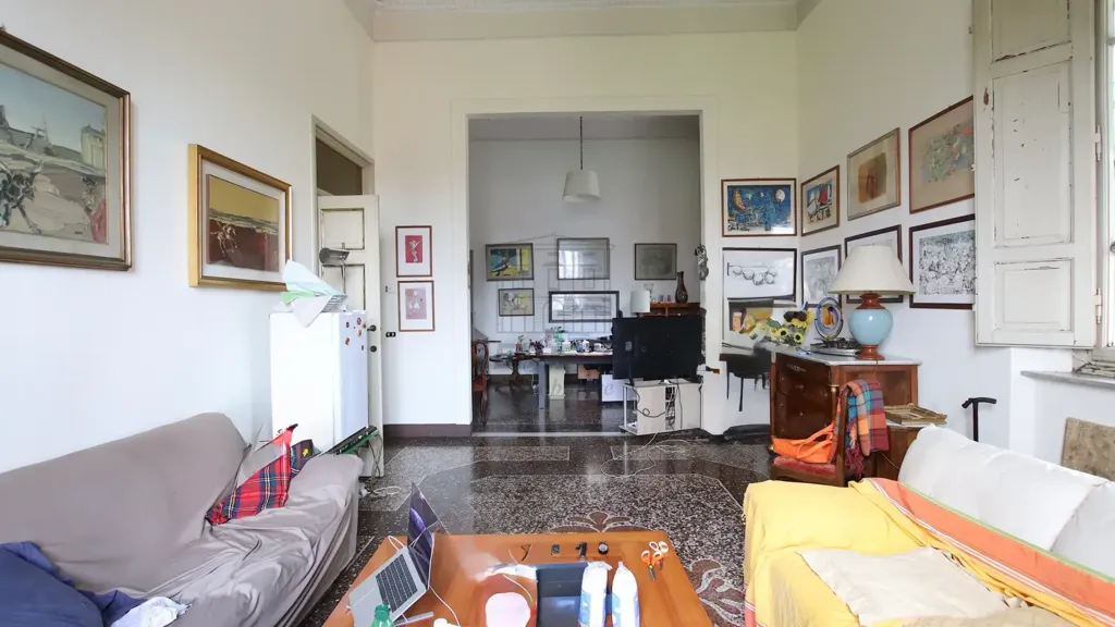 Séjour - Historic Apartment with City Wall View in Lucca