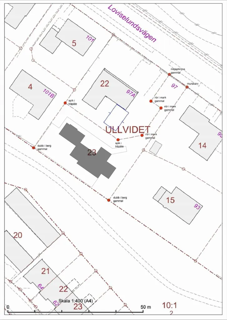 Plan - Plot with Scenic View in Hässelby Södra Villastad