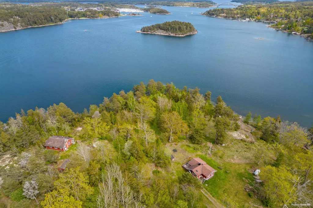 Vue aérienne - Maison 4 pièces à Värmdö kommun