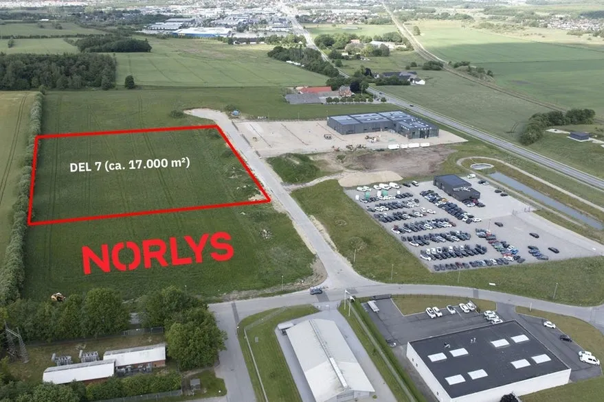 Vue aérienne - Commercial Plot near City Syd, Svenstrup