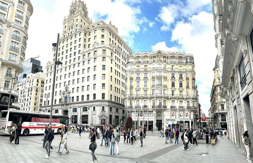 Extérieur - Furnished Flat with Balcony in Gran Vía
