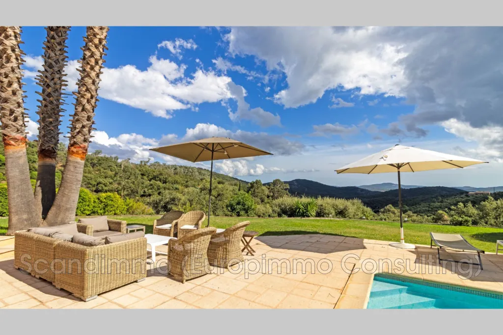 Piscine - Villa Provençale avec Vue Panoramique à La Garde-Freinet