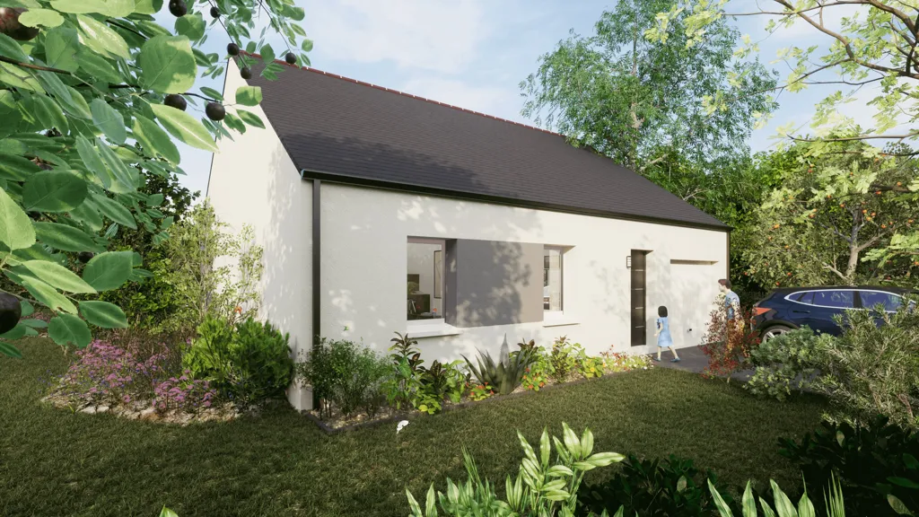 Maison Individuelle avec Grand Jardin à Mésanger