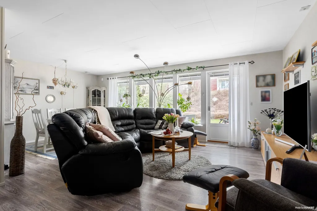 Living Room - 1-Storey Villa with Garden in Skåne