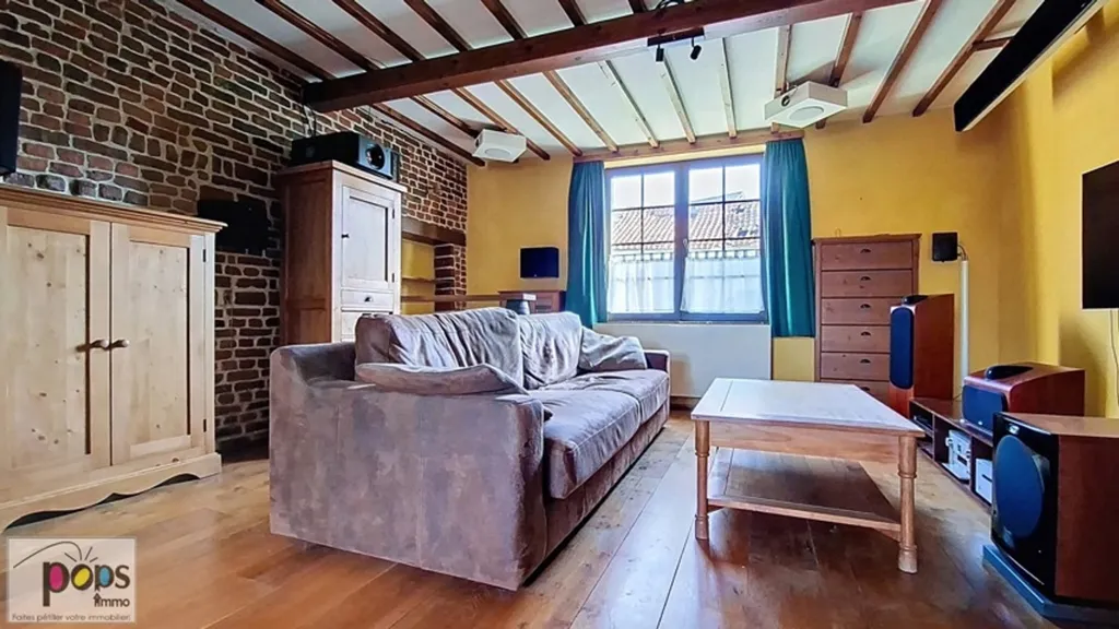 Living Room - House with Workshop and Large Garden in Ramillies