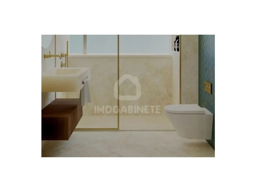 Salles de bain - New 2-Bedroom Apartment with Sea View in Figueira da Foz