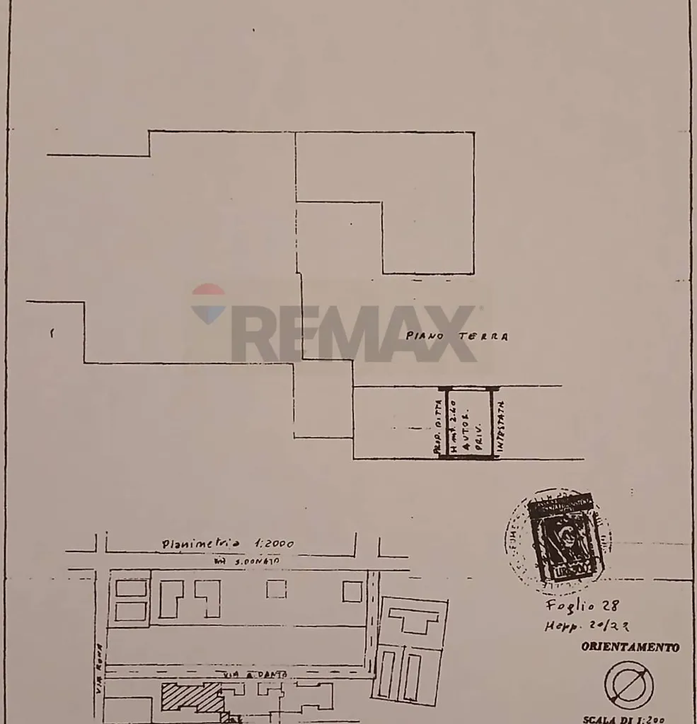 Plan - Garage in Granarolo dell'Emilia