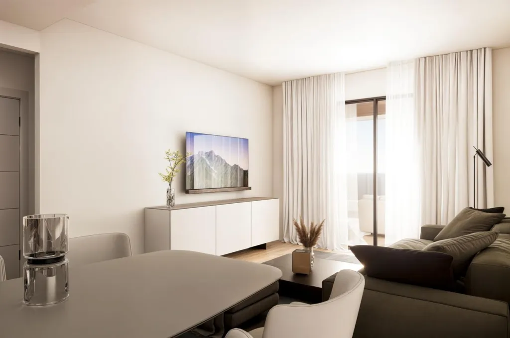 Séjour - 2-Bedroom Apartment with Pool in Finestrat