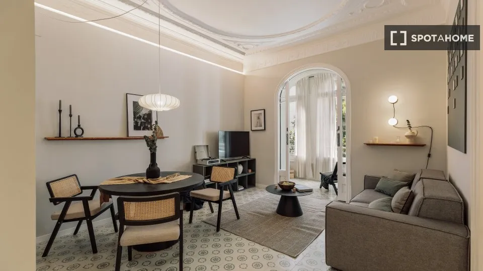 Sala da pranzo - Ample Apartment with Terrace in Vila de Gràcia