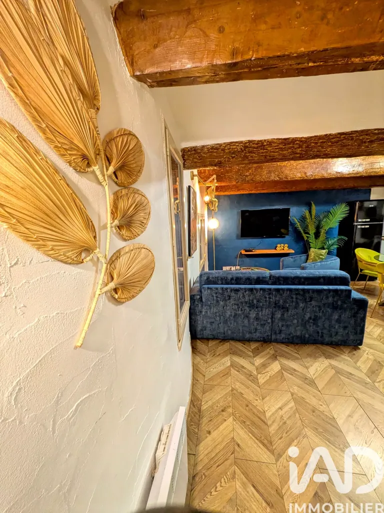 Séjour - Appartement Rénové en Centre-Ville d'Aix-en-Provence