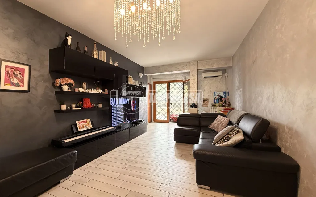 Séjour - Rustic 2-Bedroom Flat with Private Garden in Rome