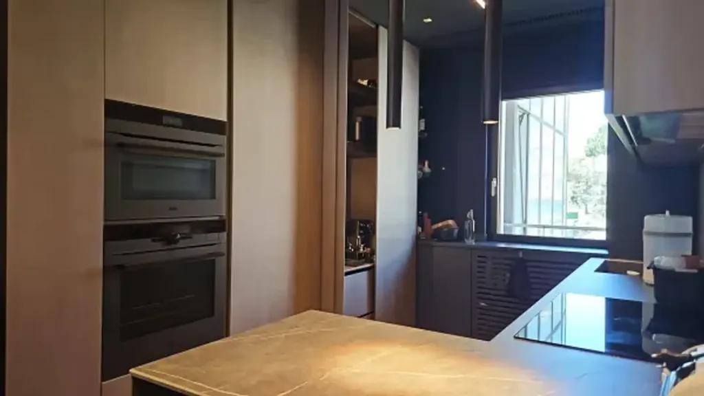 Cuisine - Semi-Panoramic Apartment in Via Posillipo, Naples