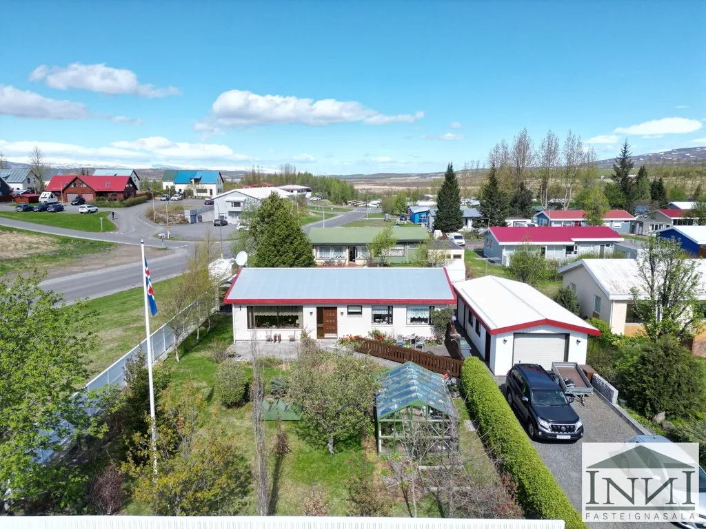 Vue aérienne - Five-Bedroom House with Studio in Reykjavik