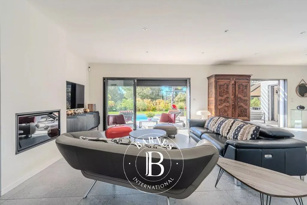 Séjour - Villa Contemporaine avec Piscine à Aix-en-Provence