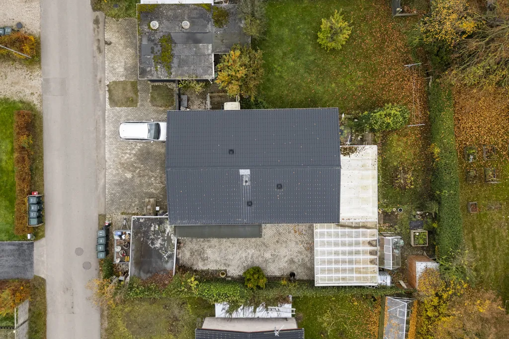 Vue aérienne - Maison 3 pièces à Fårevejle