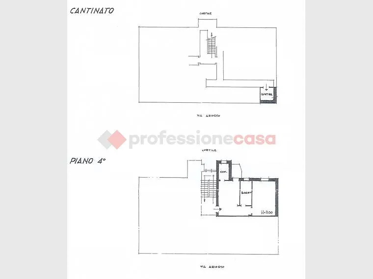 Plaan - Rearranged 2-Bedroom Apartment in Cesano Boscone