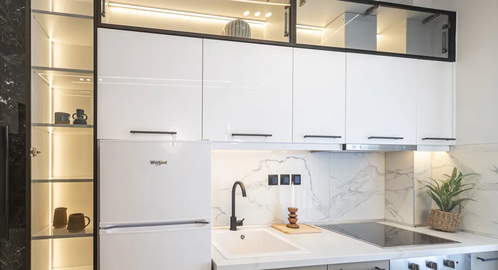 Kitchen - Flat with Sea View in Thessaloniki