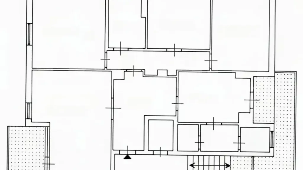 Plan - Rear-Facing Apartment with Balcony in Monza