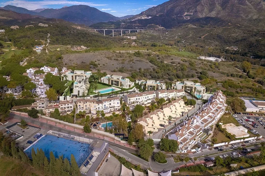 Vue aérienne - Apartment with Pool in Marbella's Golden Mile