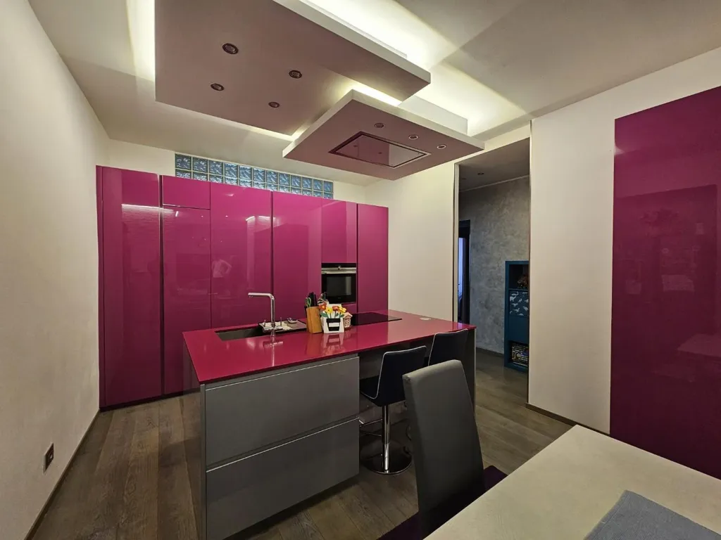 Köök - Apartment with Private Courtyard in Siena