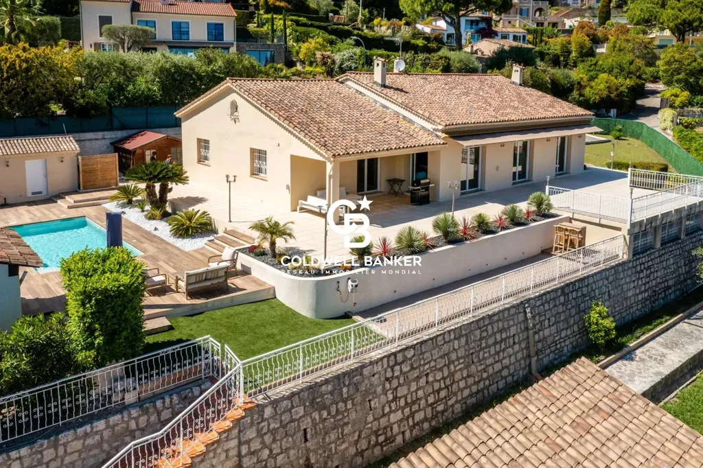 Õhuvaade - Renovated Villa with Pool in La Colle-sur-Loup