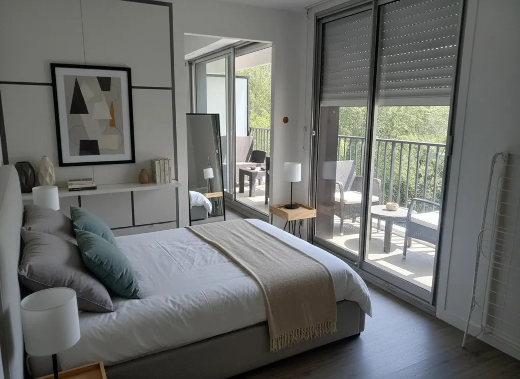 Camere da letto - Bright Apartment with Balcony in Mérignac