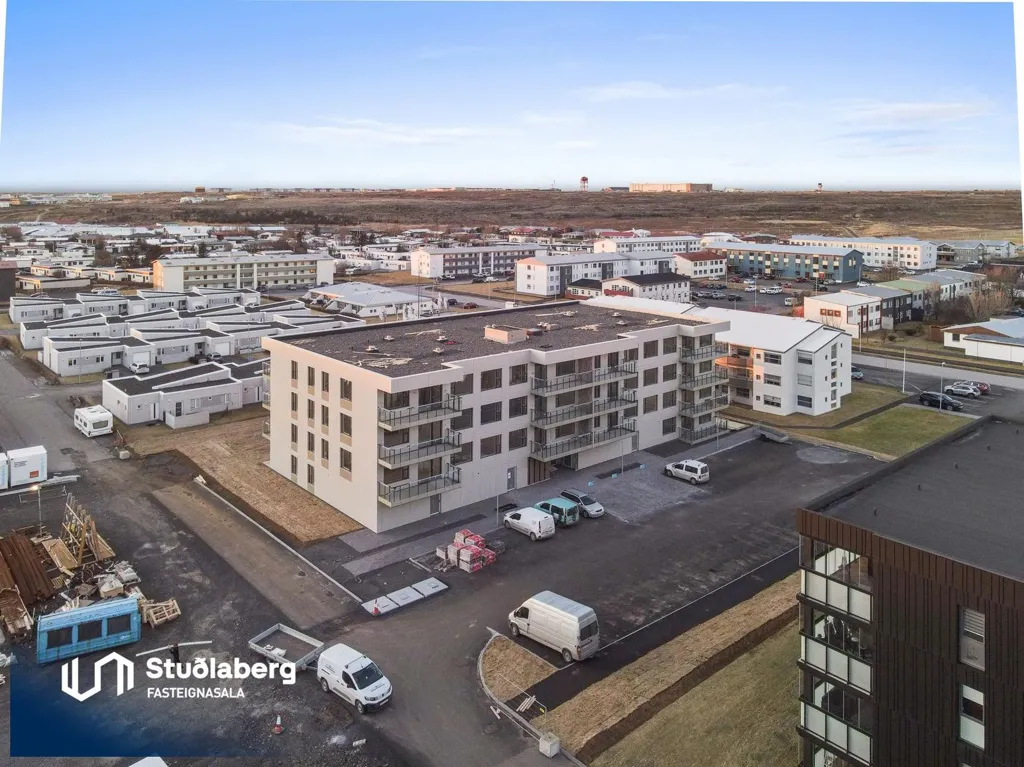 Aerial - New 3-Bedroom Apartment with Elevator in Reykjanesbær