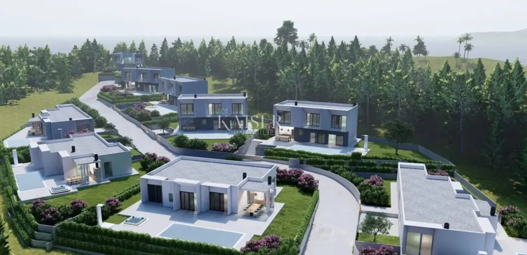 New Build Villa with Pool near Raša