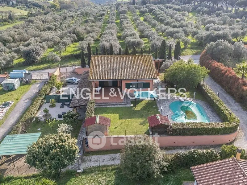 Vue aérienne - Villa with Pool and Park in Rome North